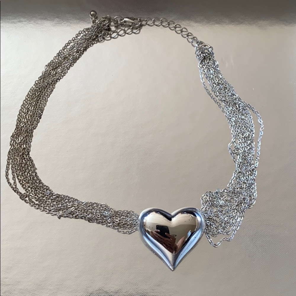 Avon multi strands heart 18” necklace